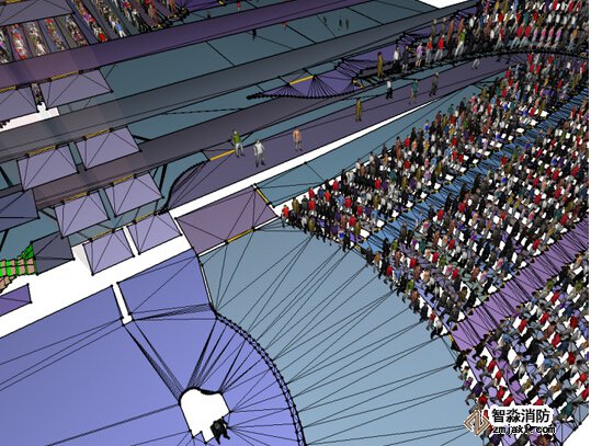 齊齊哈爾消防安全評估齊齊哈爾人員疏散能力模擬分析軟件Pathfinder3