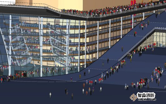 齊齊哈爾消防安全評估齊齊哈爾人員疏散能力模擬分析軟件Pathfinder6